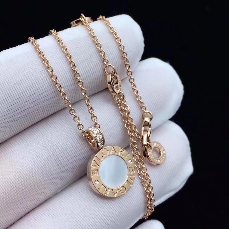 18K BVLGARI White Ceramic Necklace